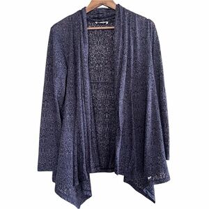 Boho Witchy Open Front Drape Cardigan M | Stretch Knit WhimsiGoth Romantic